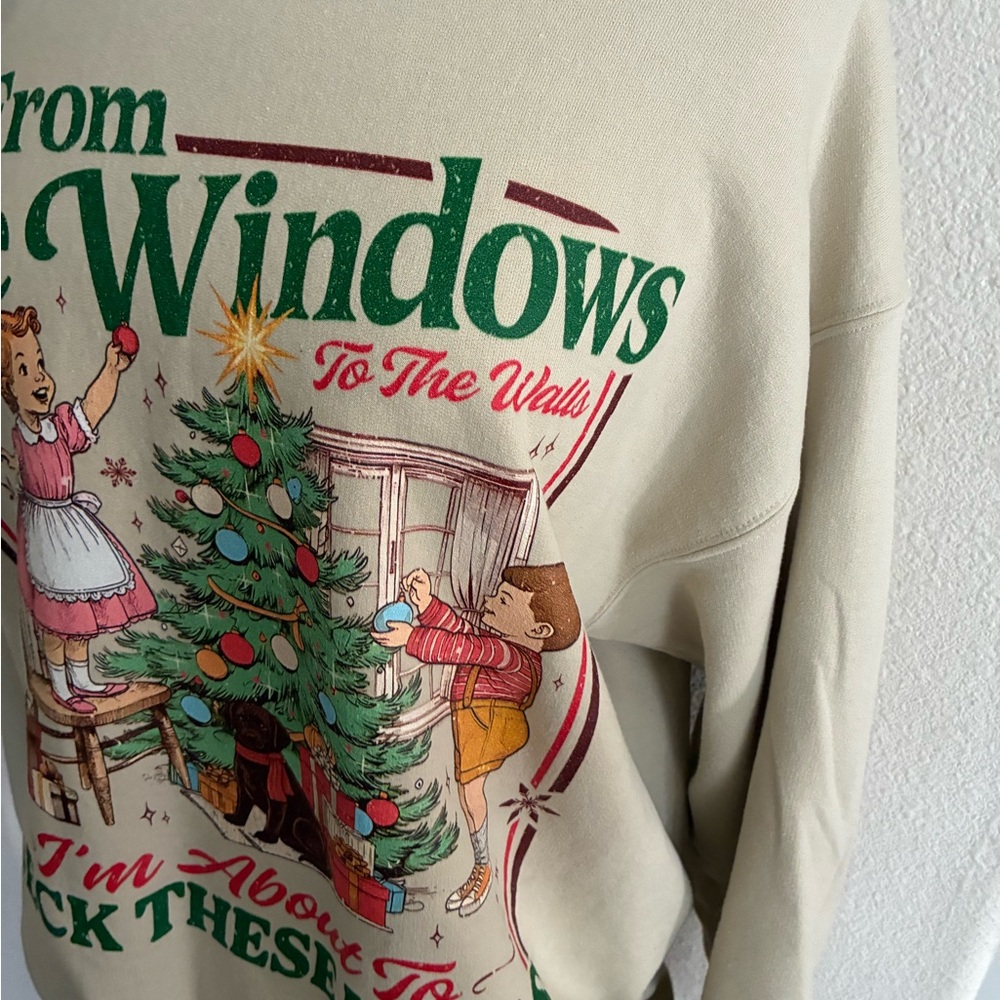 WAS $30 Unisex Christmas/ holiday sweatshirt - Picture 3 of 6
